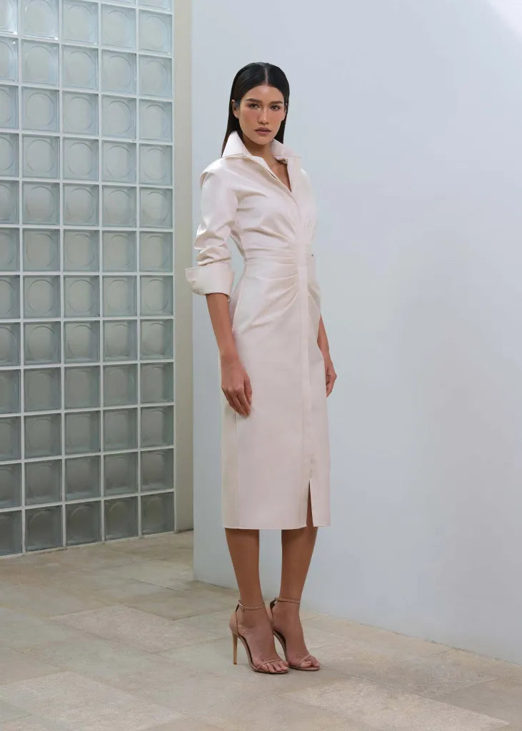 Ivoria Long Sleeves Shirt Dress