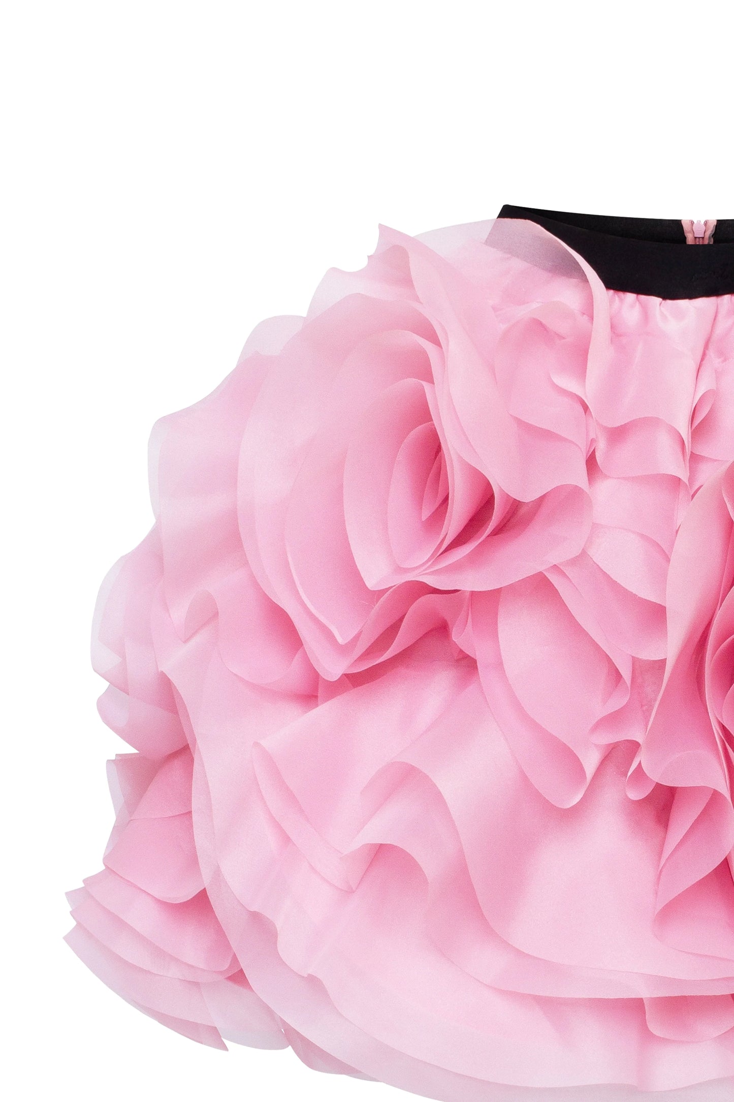 Strapless Corset Top & Ruffled Tulle Mini Skirt Set