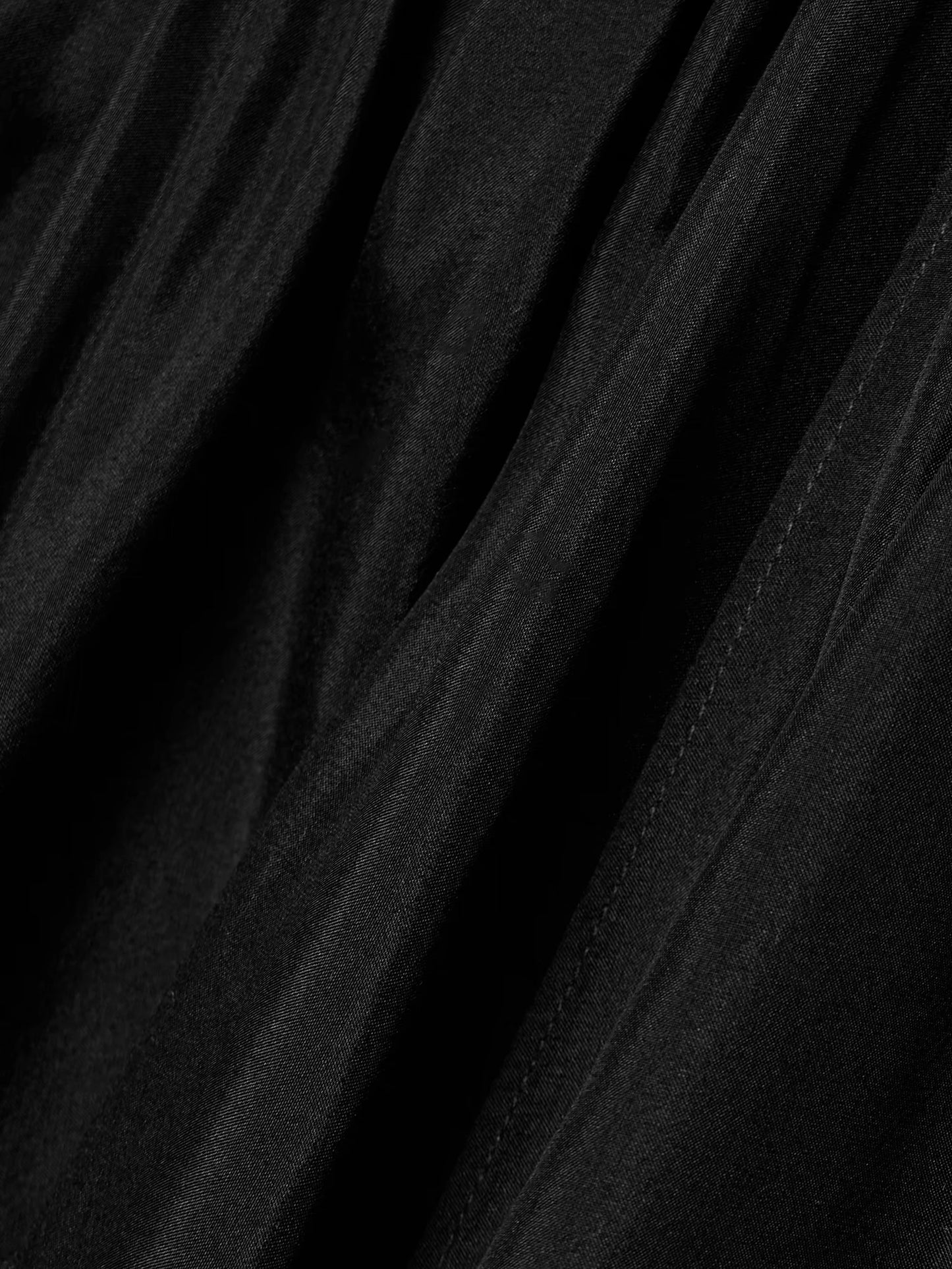 Halterneck Backless Draped Silk Dress