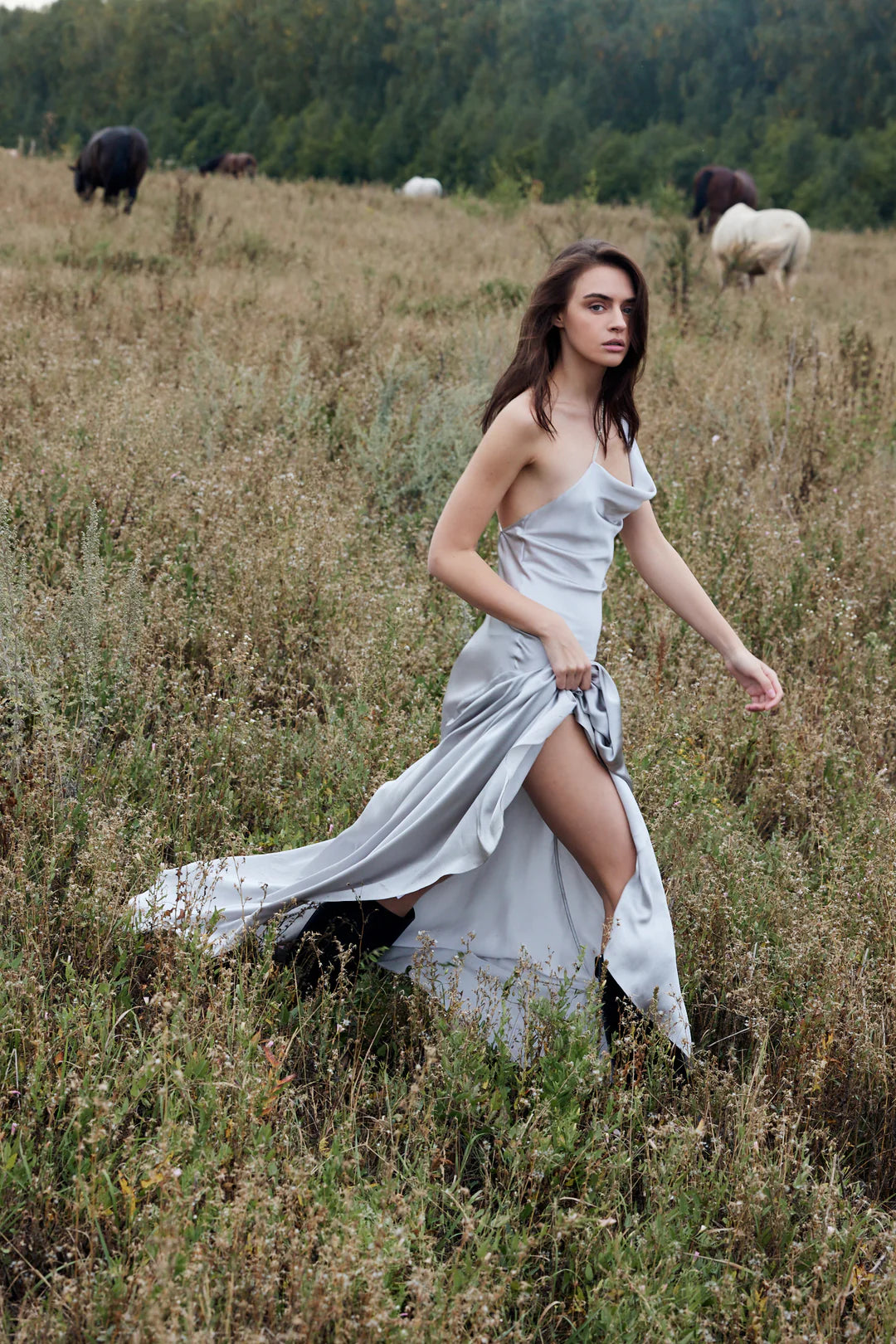 Signature Fog Ocean Siren Gown