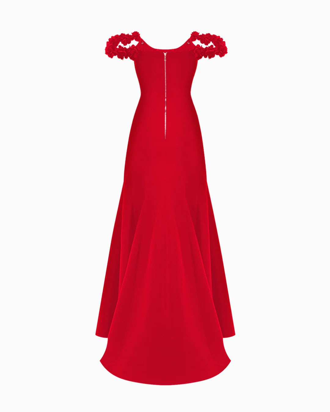 Azalée Red Rosette Ember Gown