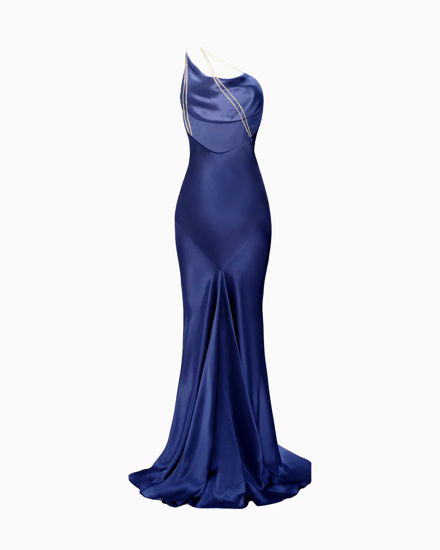 Signature Navy Ocean Siren Gown