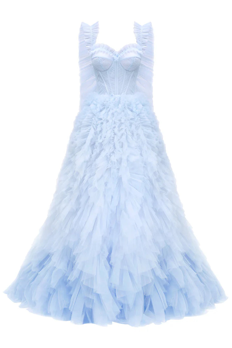 Bluebell All Ruffled Up Evening Fluffy Dress