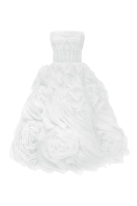 Ivory Fleur White tulle dress