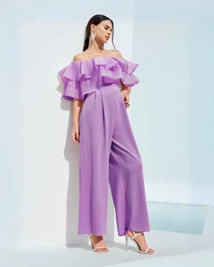 Lavender Luxe Ruffle Jumpsuit