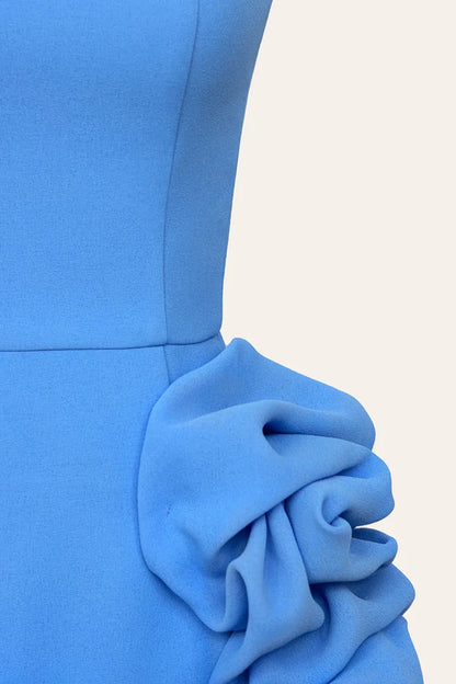 Bustier Ocean Dress Flora Bottom One Shoulder