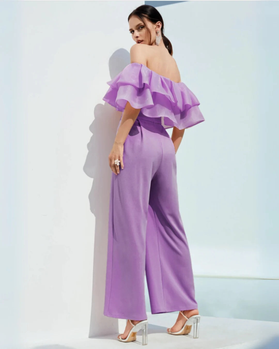Lavender Luxe Ruffle Jumpsuit