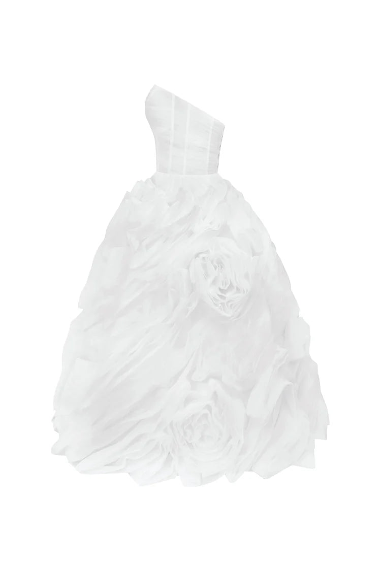 Ivory Fleur White tulle dress