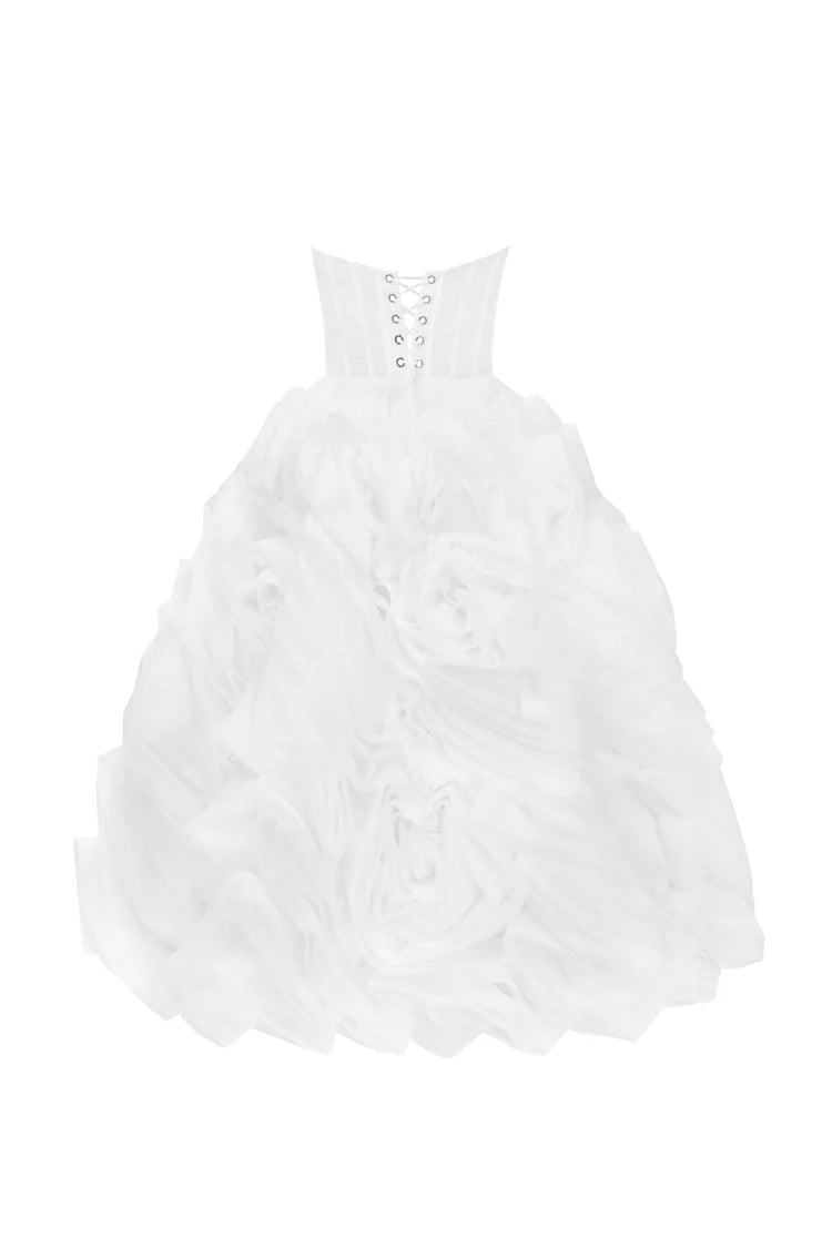 Ivory Fleur White tulle dress