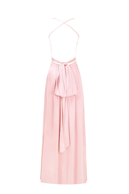 Boudoir Rosy silk slip dress
