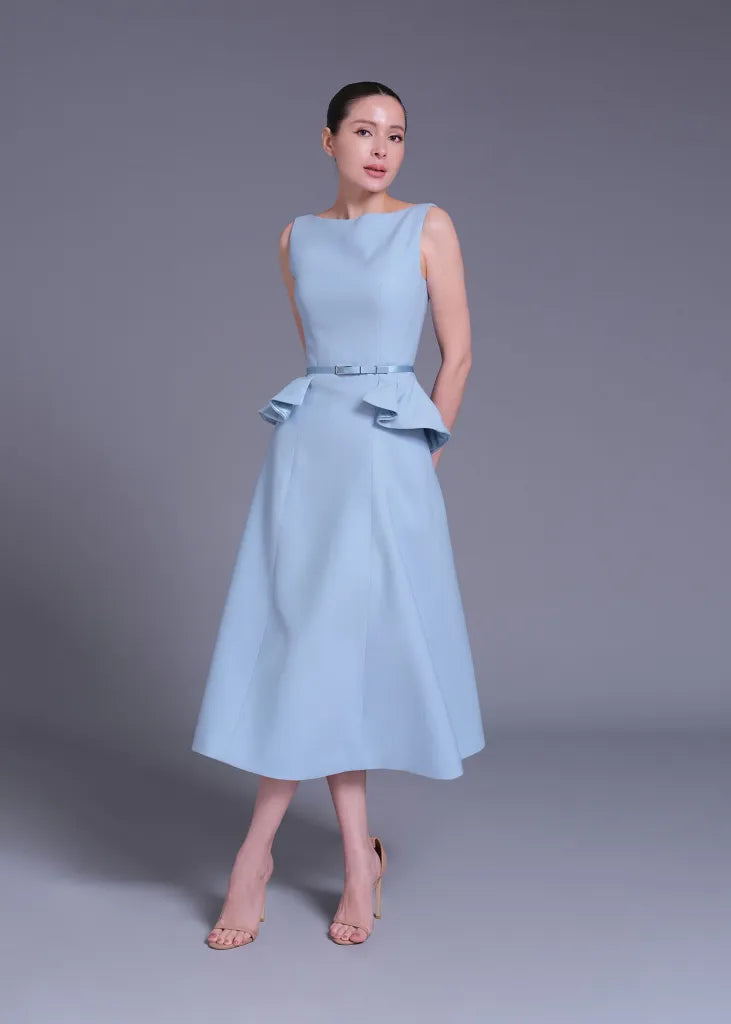 Cloud Boscobel Ruffled Waist Dress