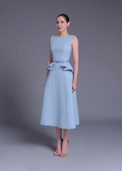 Cloud Boscobel Ruffled Waist Dress