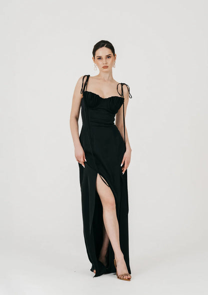 Deep Obsidian Mermaid Dress