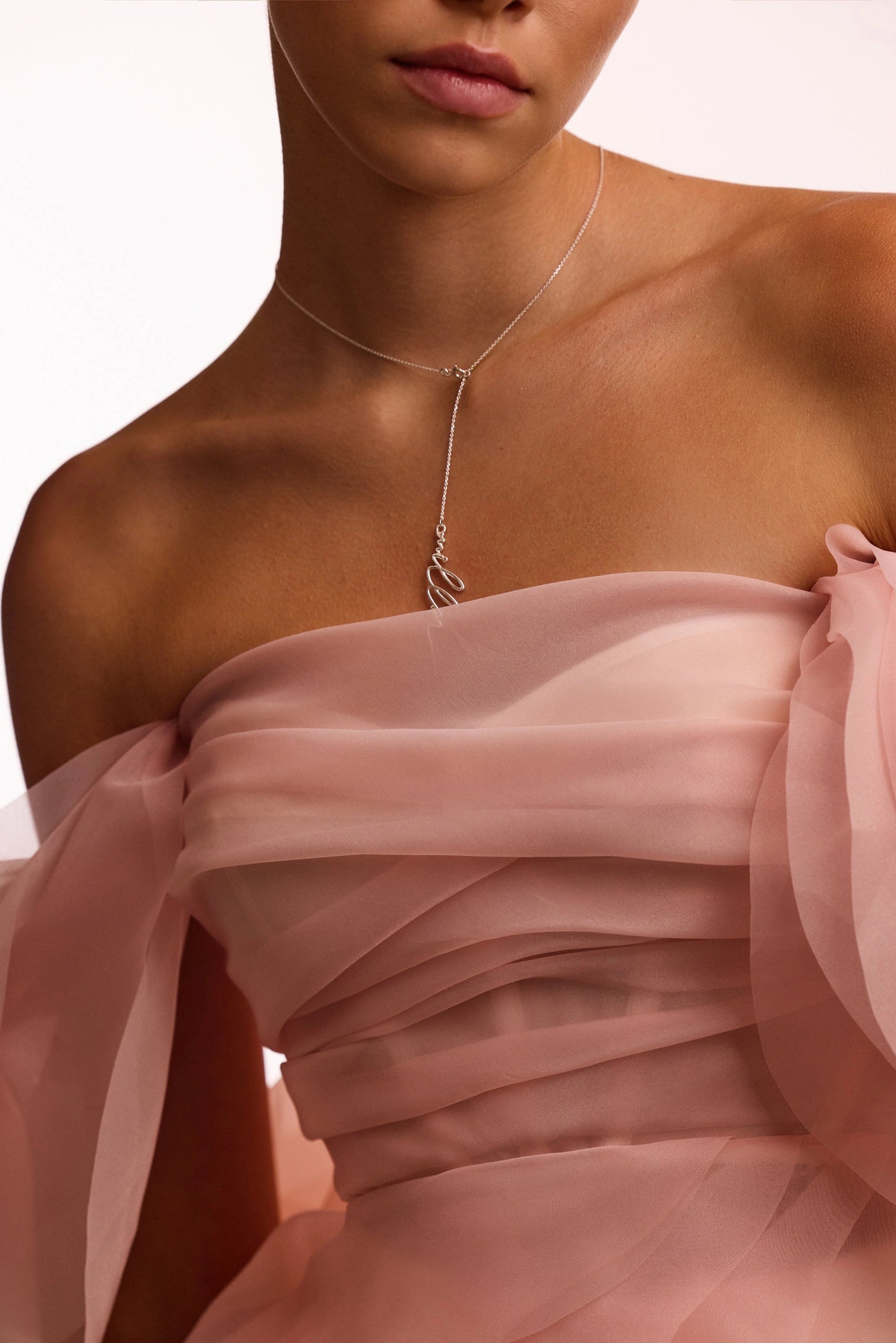 Blush Whisper Organza Top