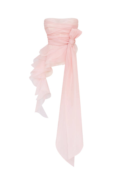 Blush Whisper Organza Top