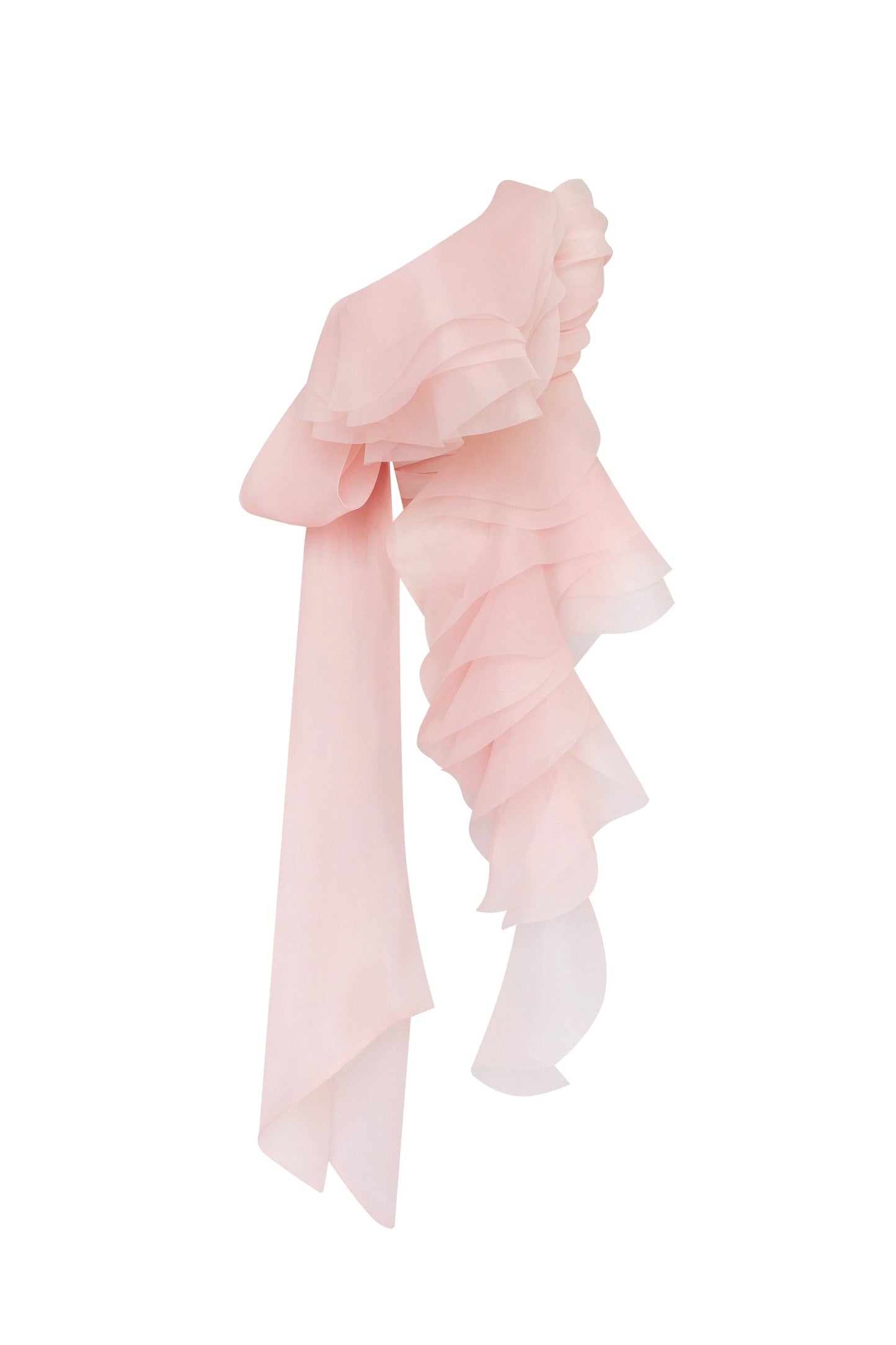 Blush Whisper Organza Top