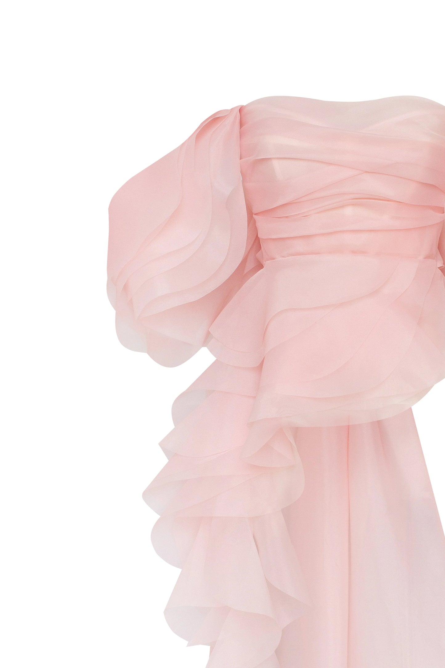 Blush Whisper Organza Top