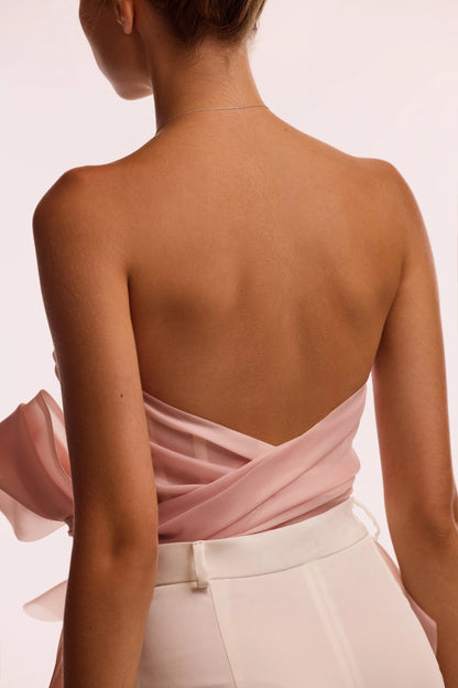 Blush Whisper Organza Top