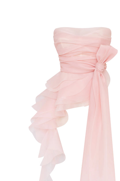 Blush Whisper Organza Top