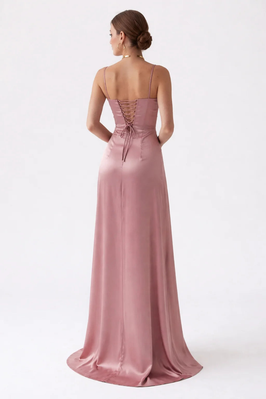 Rose Mermaid Blush Dress