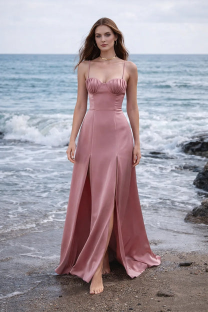 Rose Mermaid Blush Dress