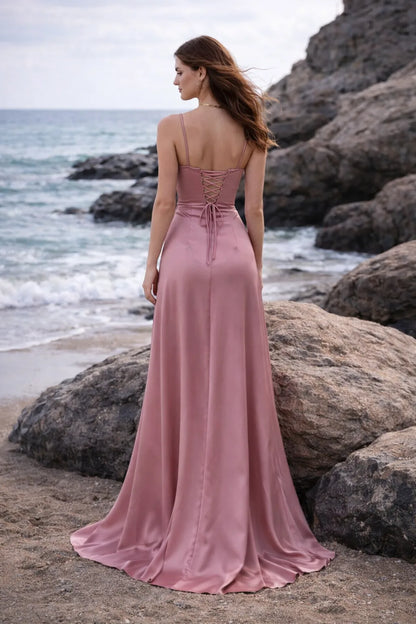 Rose Mermaid Blush Dress
