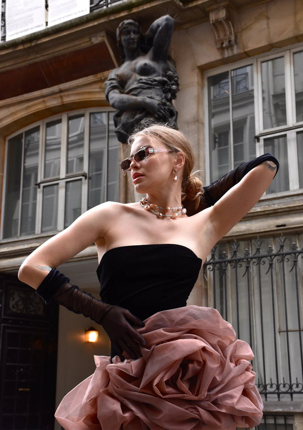 Roman Rose Blush Dress