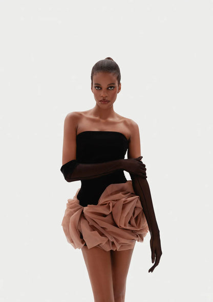 Roman Rose Blush Dress