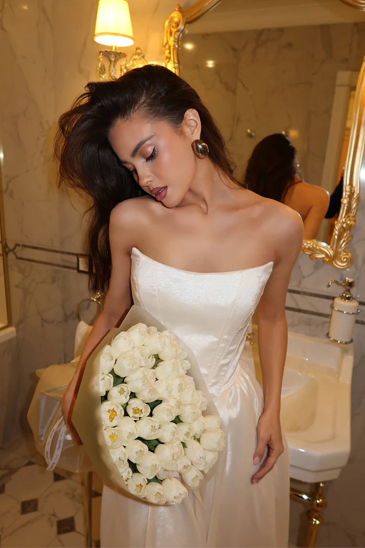 Fleur Tuck Corset Dress