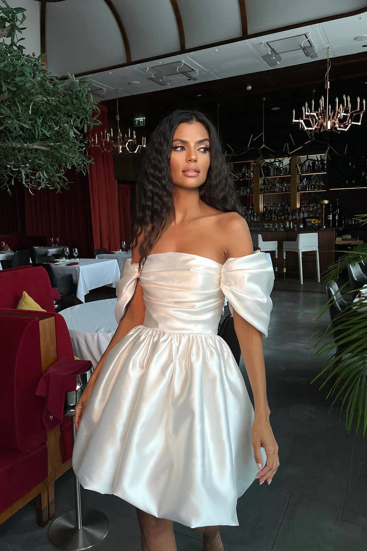 Aurelia Bodice Puffy Skirt Mini Dress