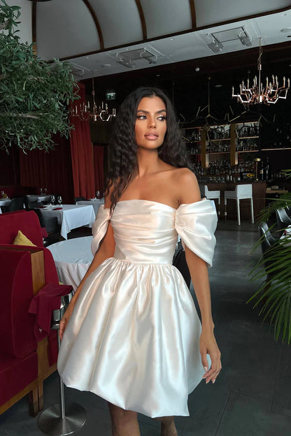 Aurelia Bodice Puffy Skirt Mini Dress