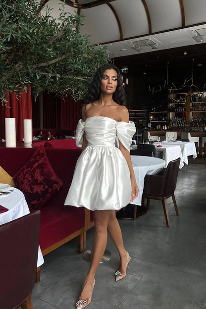 Aurelia Bodice Puffy Skirt Mini Dress