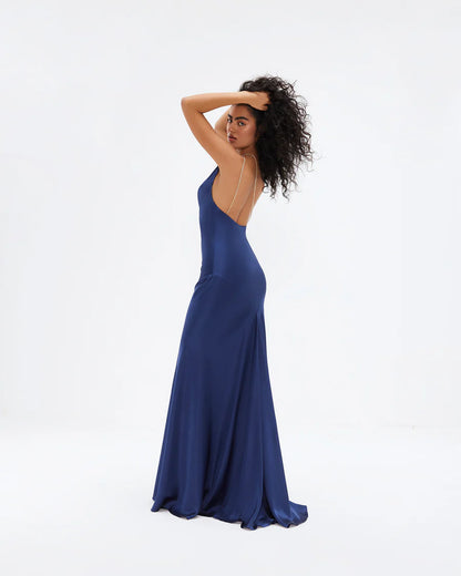 Signature Navy Ocean Siren Gown