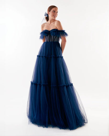 Velora Off Shoulder Gown