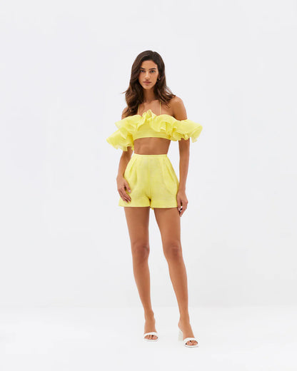 Myosotis Jaune Shorts