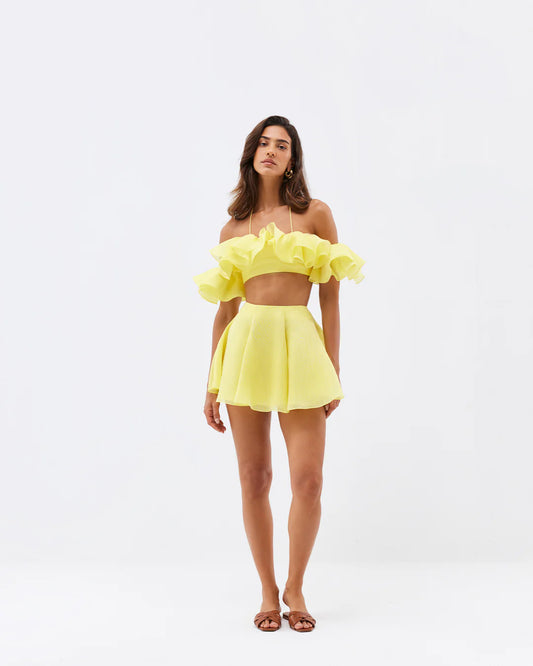Myosotis Jaune Skirt Mini