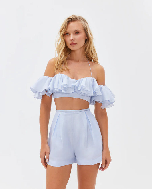 Myosotis Bleu Shorts Co-Ord Set