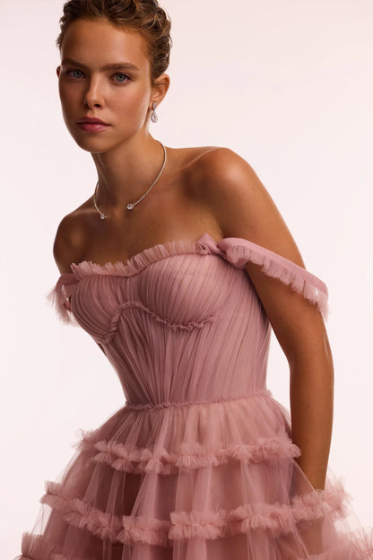 Ruffled Flirty mini dress