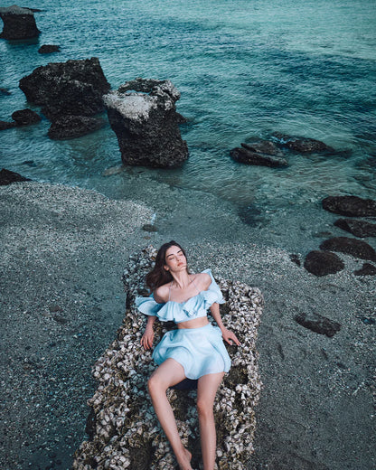 Myosotis Bleu Skirt Mini