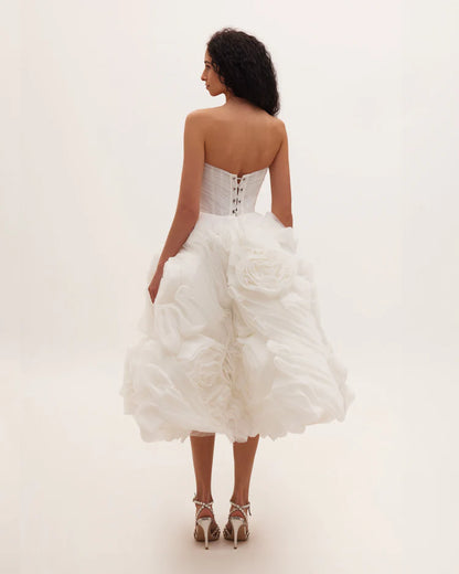 Ivory Fleur White tulle dress