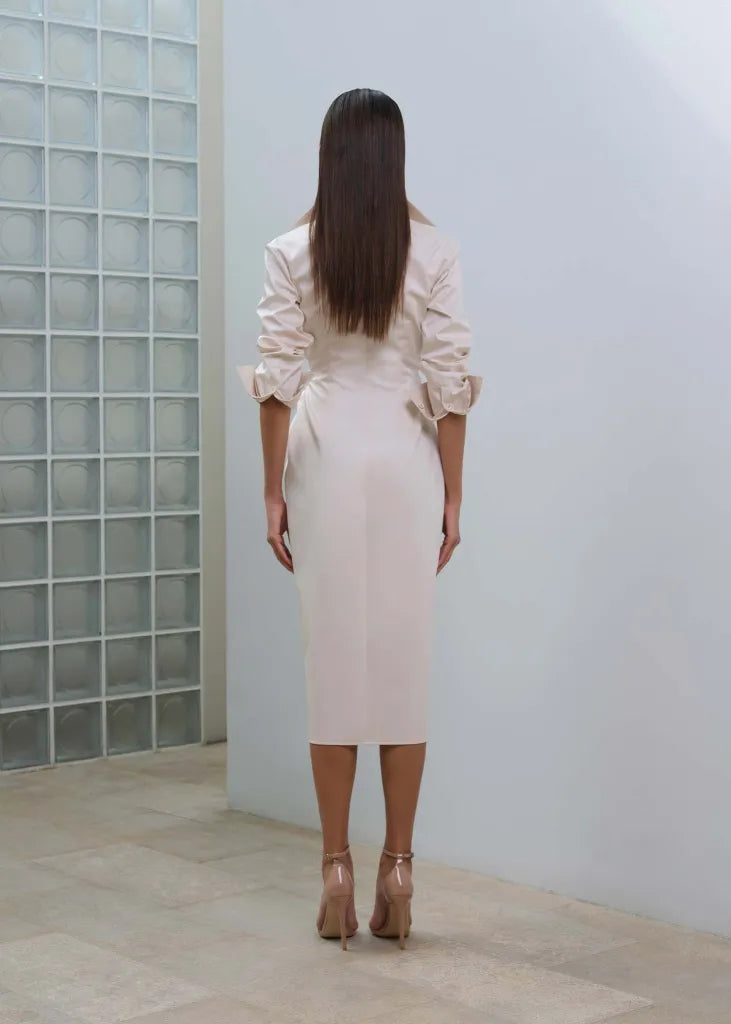 Ivoria Long Sleeves Shirt Dress