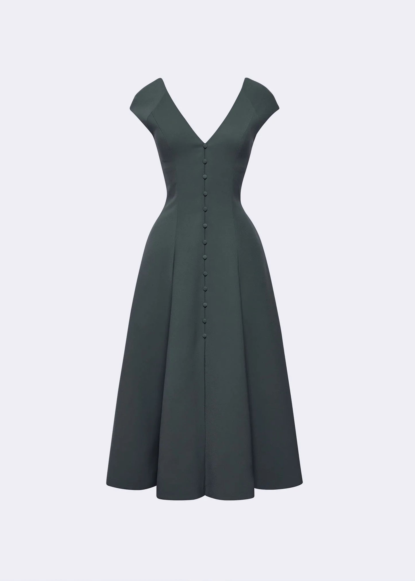 Sycamore V Neck Button Down Dress