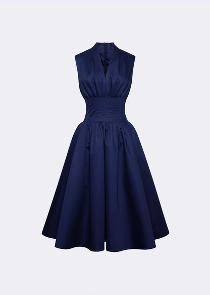 Sapphire Sleeveless A Line Dress