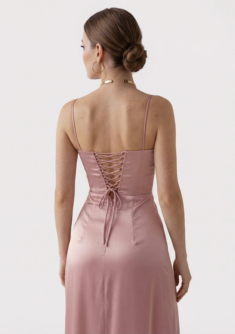 Rose Mermaid Blush Dress