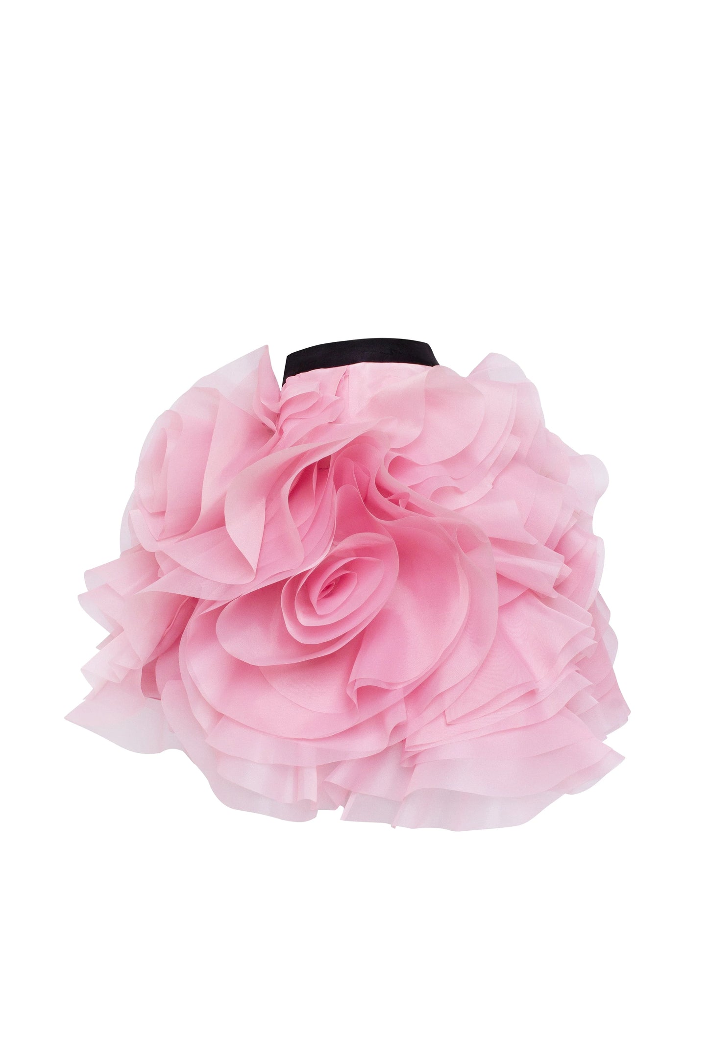 Strapless Corset Top & Ruffled Tulle Mini Skirt Set