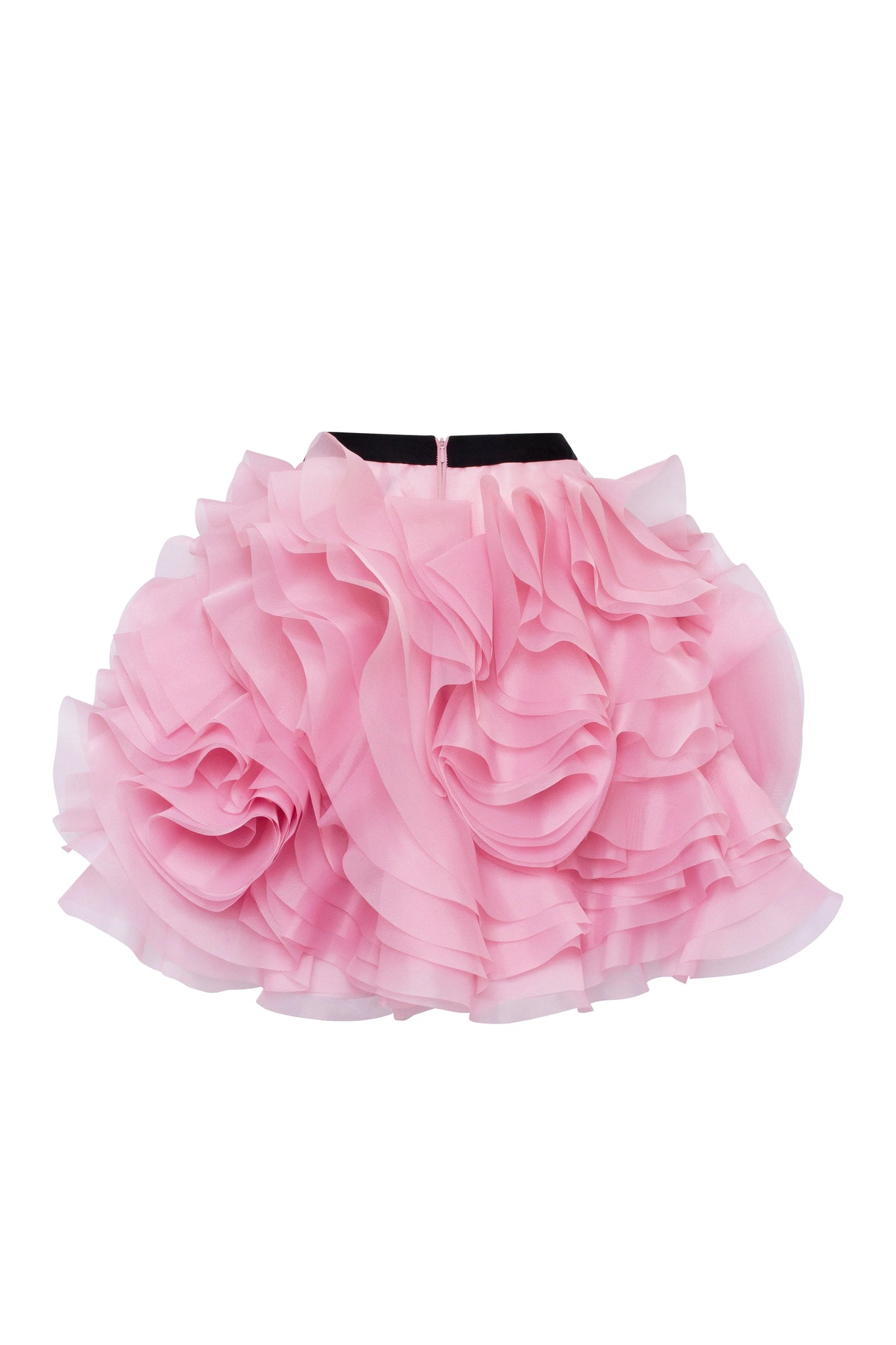 Strapless Corset Top & Ruffled Tulle Mini Skirt Set