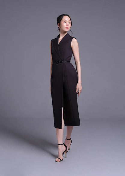 Black Midi Dress