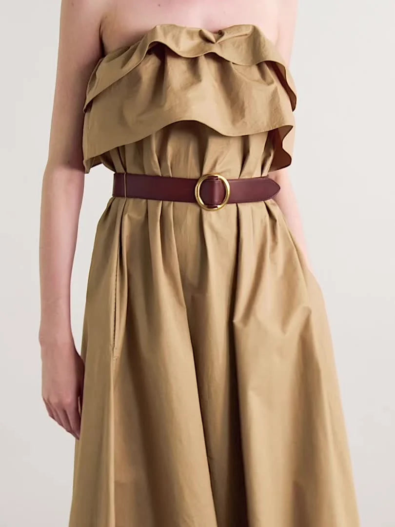 Laurent Gauche Strapless Maxi