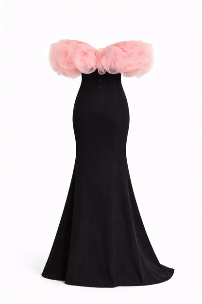 Elizabeth Classic Off Shoulder Gown