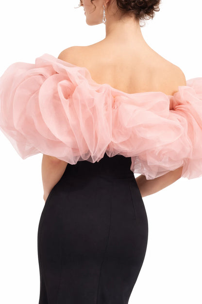 Elizabeth Classic Off Shoulder Gown